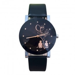 Minimalistyczny klasyczny zegarek kwarcowy para studencka stylowy Spire szklany pasek zegarki kwarcowe miłośnicy Casual prosty z