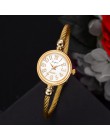 Lvpai kobiety mały złoty bransoletka zegarki luksusowe panie ze stali nierdzewnej kwarcowy zegarek marki Casual kobiety ubierają