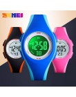 SKMEI dzieci LCD cyfrowy zegarek elektroniczny Sport zegarki Stop Watch Luminous 5Bar wodoodporne zegarki dla dzieci dla chłopcó