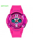 SANDA dzieci Sport zegarki LED cyfrowy zegarek dla dzieci dzieci zegarek wodoodporny relogio masculino chłopcy dziewczęta Alarm 