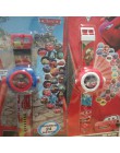 Zegarki dziecięce Cartoon Car 20/24 wzór projekcji cyfrowy zegarek dla chłopców dziewcząt LED dzieci zegar zabawki świąteczny pr