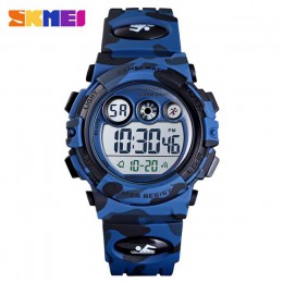 SKMEI dzieci LED cyfrowy zegarek elektroniczny stoper zegar 2 czas dzieci Sport zegarki 50M zegarek wodoodporny dla chłopców dzi
