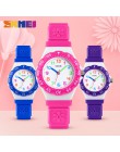 SKMEI nowe zegarki dla dzieci Outdoor Sports Wristwtatch chłopcy dziewczęta wodoodporne PU nadgarstek kwarcowe zegarki dla dziec