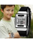 SYNOKE zegarek dziecięcy wodoodporny silikonowy zegarek cyfrowy moda dziecięca zegarek sportowy led zegarki dla uczniów godzinny
