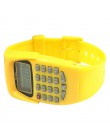 Egzamin zorientowane na rękę studenci kalkulator zegarek Mini wielofunkcyjny przenośny cyfrowy wyświetlacz data prezent elektron