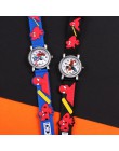 Zegarki dla dzieci chłopcy Spiderman bajkowy zegarek dla dzieci silikonowe sportowe zegarki kwarcowe prezenty dla chłopców Montr
