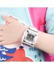 SYNOKE zegarek dziecięcy wodoodporny silikonowy zegarek cyfrowy moda dziecięca zegarek sportowy led zegarki dla uczniów godzinny