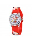 2019 nowy śliczne zegarek dziecko oglądać zegar dzieci bajkowy zegarek dla dzieci fajne 3D gumowy pasek kwarcowy zegar godziny p