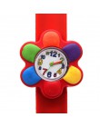 Zegarki dla dzieci 3d zabawki z kreskówek uroczy prezent Anime Patted zegarek Anime Patted zegarek silikonowy pasek dziecko kwar