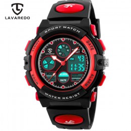 Lavaredo ładny kolor zegarek dla dzieci Anti-shock 50m wodoodporny zegarek sportowy dla dzieci kwarcowy zegar cyfrowy Relogio In