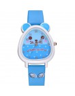 Nowe urocze zwierzę projekt chłopiec dziewczyna zegarek kwarcowy dla dzieci prezent urodzinowy dla dziecka Kol Saati Horloge Kin