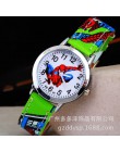 2016 pająk bajkowy zegarek dzieci dzieci zegarek chłopcy zegar dziecko prezent skórzany zegarek kwarcowy zegarek kwarcowy-zegare