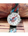 2016 pająk bajkowy zegarek dzieci dzieci zegarek chłopcy zegar dziecko prezent skórzany zegarek kwarcowy zegarek kwarcowy-zegare