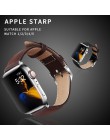 Brązowy pasek skórzany pasek pętli do zegarka Apple 4 3 2 1 38mm 40mm, skórzany zegarek męski pasek do zegarka iwatch 5 44mm 42m