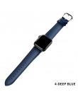 Brązowy pasek skórzany pasek pętli do zegarka Apple 4 3 2 1 38mm 40mm, skórzany zegarek męski pasek do zegarka iwatch 5 44mm 42m