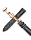 Carouse Watchband 18mm 19mm 20mm 21mm 22mm 24mm cielę prawdziwej skóry zegarek pasek aligatora ziarna zegarek pasek dla Tissot S