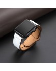 Prawdziwy skórzany pasek pasek na pasek do apple watch 42mm 44mm apple watch 4 5 38mm 40mm iwatch 3/2/ 1 korea bransoletka zamie