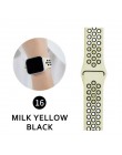 Miękka silikonowa opaska sportowa do zegarka Apple 38mm 40mm seria 1 2 3 4 5 42mm 44mm bransoletka na rękę pasek do zegarka akce