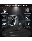 3D zakrzywiona krawędź hydrożel osłona ekranu do zegarka Apple Watch 5 4 3 2 1 folia ochronna do Iwatch 40MM 44MM 38MM 42M