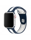 Pasek do zegarka pasek do Apple Watch 42mm 38mm 44mm 40mm silikonowy pasek Iwatch opaski do zegarka Apple Watch Series 5/4/3/2/1