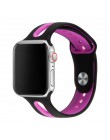 Pasek do zegarka pasek do Apple Watch 42mm 38mm 44mm 40mm silikonowy pasek Iwatch opaski do zegarka Apple Watch Series 5/4/3/2/1