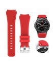 22mm opaska silikonowa do zegarka Galaxy 46mm wysokiej jakości pasek sportowy do Samsung Gear S3 Frontier/klasyczny zegarek Huaw