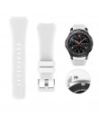 22mm opaska silikonowa do zegarka Galaxy 46mm wysokiej jakości pasek sportowy do Samsung Gear S3 Frontier/klasyczny zegarek Huaw