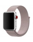 Opaska na zegarek z jabłkiem 5 4 40MM 44MM 3/2 38MM 42MM nylonowa miękka oddychająca sportowa pętla do akcesoriów serii iwatch