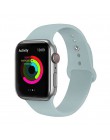 Pasek na pasek do Apple Watch 40mm iwatch 42mm 38mm bransoletka pasek silikonowy pasek do zegarków akcesoria Correa apple watch 