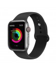 Pasek na pasek do Apple Watch 40mm iwatch 42mm 38mm bransoletka pasek silikonowy pasek do zegarków akcesoria Correa apple watch 