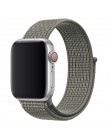 Opaska na zegarek z jabłkiem 5 4 40MM 44MM 3/2 38MM 42MM nylonowa miękka oddychająca sportowa pętla do akcesoriów serii iwatch