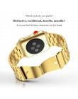 Pasek ze stali nierdzewnej do zegarka Apple Watch 38mm 42mm 3 2 1 metalowy pasek do zegarka Smart Watchband do serii iWatch 4 5 