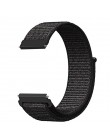 22mm 20mm hak pętli nylonowy pasek do zegarka zespół dla Amazfit Huawei Samsung Gear S3 wymienny sportowy pasek opaski do zegark