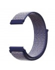 22mm 20mm hak pętli nylonowy pasek do zegarka zespół dla Amazfit Huawei Samsung Gear S3 wymienny sportowy pasek opaski do zegark