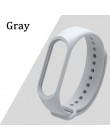Moda miękka Watchband dla Xiao mi mi kompania 3 4 silikonowa bransoletka pasek nadgarstek dla mi zespół 3 mi zespół 4 wymiana ze