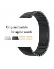 Pasek do bransoletki łączonej dla pasek do apple watch apple watch 4 3 5 iwatch 42mm 38mm 44mm 40mm 3 2 1 ze stali nierdzewnej m