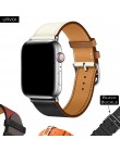URVOI pasek pojedynczo owinięty wokół ręki dla apple watch series 5 4 3 2 1 Swift skórzany pasek dla iWatch wrist classic Handma