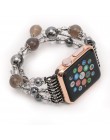 Bransoletka do zegarka pasek do zegarka Apple 5 4 pasek 44mm 40mm Handmade kobiety od zegarków do iwatch 3 2 1 pasek 42mm 38mm a