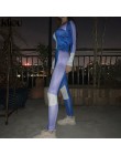Kliou wysoki elastyczny nadruk nowe bezszwowe dres fitness dwuczęściowy zestaw kobieta z długim rękawem top legginsy gimnastyczn