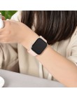 Opaska na zegarek Apple 5 4 40MM 44MM miękki silikonowy pasek sportowy gumowy do serii Iwatch 3 2 1 38MM 42MM akcesoria