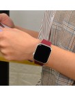 Opaska na zegarek Apple 5 4 40MM 44MM miękki silikonowy pasek sportowy gumowy do serii Iwatch 3 2 1 38MM 42MM akcesoria