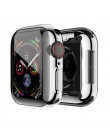 Pokrowiec na zegarek do zegarka Apple 5 4 40MM 44MM pokrowiec ochronny Tpu slim miękkie etui do serii iwatch 3 2 38 42MM akcesor