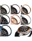 Stal do Samsung Galaxy Watch 42MM/46MM/Gear S3 Frontier pierścień Bezel klej Anti Scratch metalowa pokrywa inteligentny zegarek 