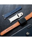 Skórzany pasek na pasek do apple watch 4 5 44mm 40mm iwatch 42mm 38mm bransoletka apple watch 4 3 2 1 akcesoria sportowe paski d