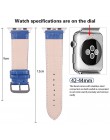 Opaska na apple watch 4/3/2/1 skórzany pasek na 42mm 38mm pasek na bransoletkę do serii iwatch 40mm 44mm