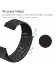 22 20mm nylonowy pasek do zegarka Samsung Galaxy 42/46mm aktywny 2 40mm 44mm biegów S3/sport/S2 klasyczny pasek do zegarka Nylon