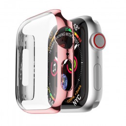 PC skrzynki pokrywa dla Apple Watch 4 3 pasek ochronne na ekran 42mm 44mm 38mm 40mm Shatter-ResistantFrame obudowa ochronna 44