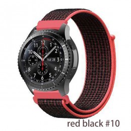 22 20mm nylonowy pasek do zegarka Samsung Galaxy 42/46mm aktywny 2 40mm 44mm biegów S3/sport/S2 klasyczny pasek do zegarka Nylon