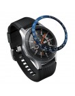 Stal do Samsung Galaxy Watch 42MM/46MM/Gear S3 Frontier pierścień Bezel klej Anti Scratch metalowa pokrywa inteligentny zegarek 