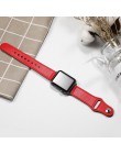 Skórzany pasek na pasek do apple watch 4 5 44mm 40mm iwatch 42mm 38mm bransoletka apple watch 4 3 2 1 akcesoria sportowe paski d